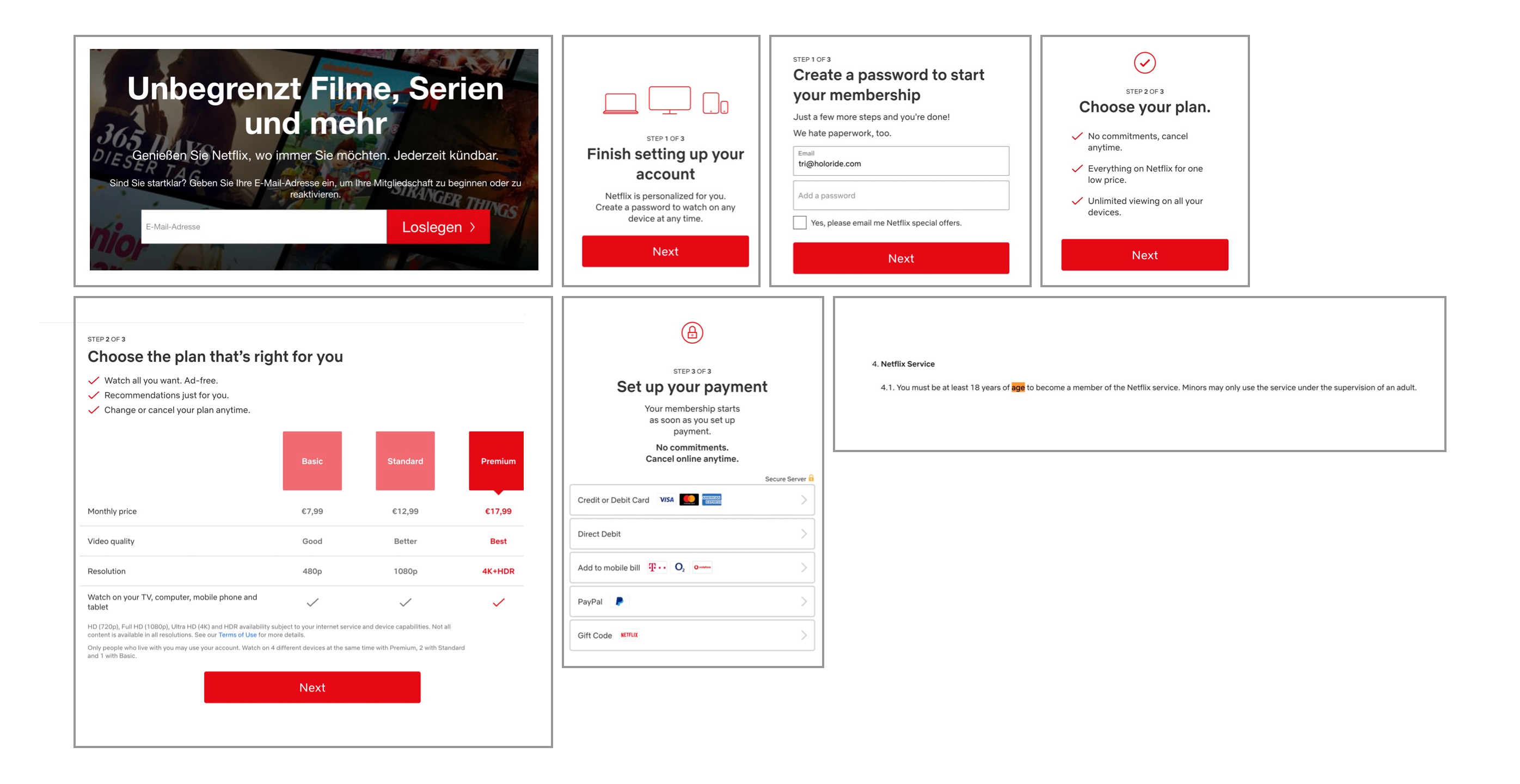 holoride Family ID and account management interface