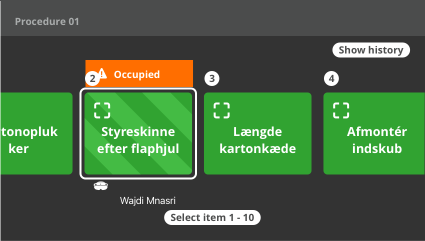 Realwear UI design 2