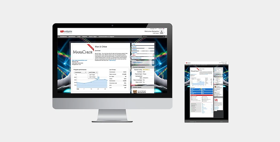 Webgains co-branded